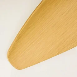 Ventilateur De Plafond Follseland Brun Clair, Couleur Bois, Blanc, Telecommandes