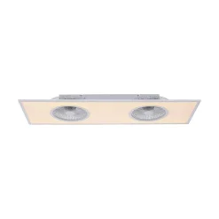 Ventilateur De Plafond Leuchten Direkt Flar-Air Led Blanc, 1 Lumiere, Telecommandes