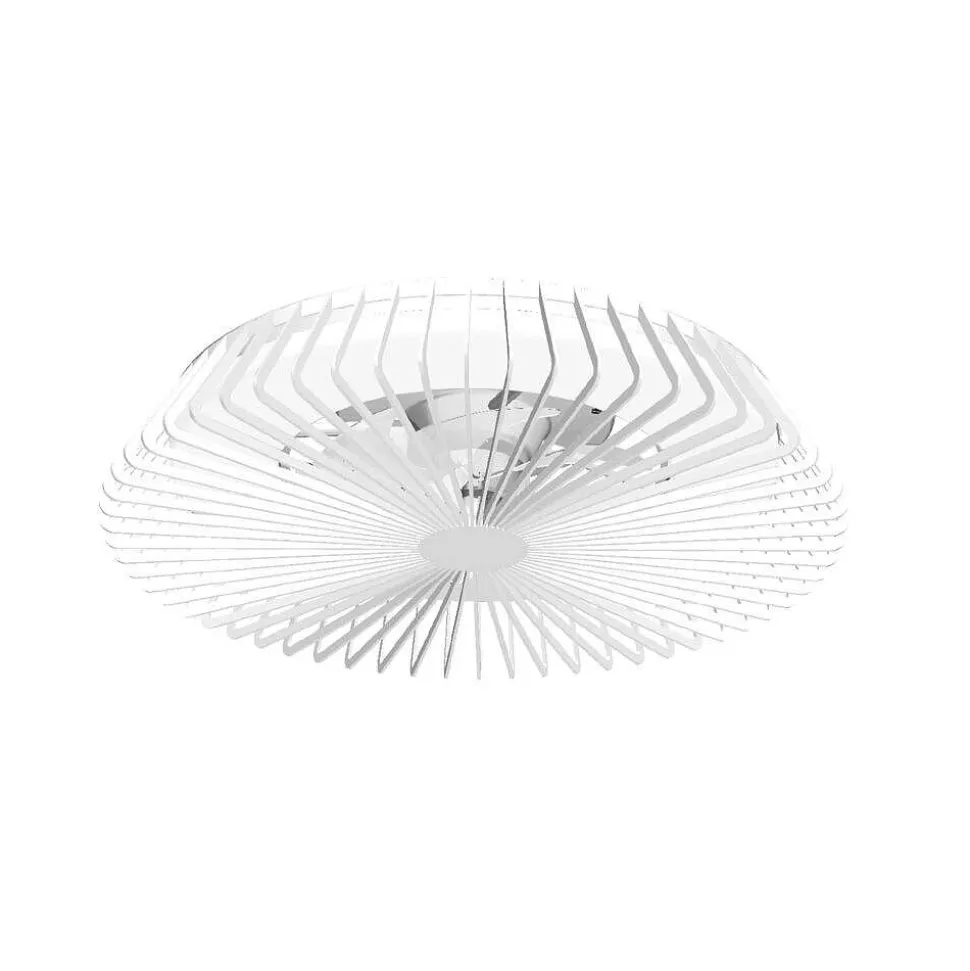 Ventilateur De Plafond Mantra Himalaya Led Blanc, 1 Lumiere, Telecommandes