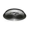 Ventilateur De Plafond Mantra Himalaya Led Noir, 1 Lumiere, Telecommandes
