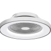 Ventilateur De Plafond Mantra Tibet Led Argente, 1 Lumiere, Telecommandes