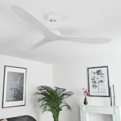 Ventilateur De Plafond Mella Blanc, Telecommandes