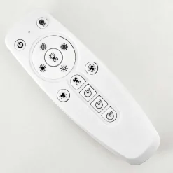 Ventilateur De Plafond Nagoya Led Blanc, 1 Lumiere, Telecommandes