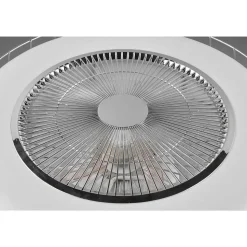 Ventilateur De Plafond Reality Sandfjord Led Chrome, 1 Lumiere, Telecommandes