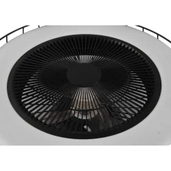 Ventilateur De Plafond Reality Sandfjord Led Noir, 1 Lumiere, Telecommandes