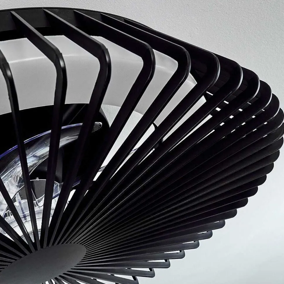 Ventilateur De Plafond Rivarotta Led Blanc, 1 Lumiere, Telecommandes