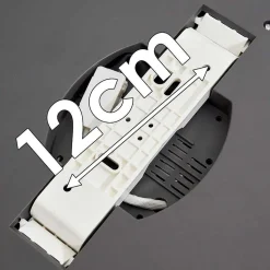 Ventilateur De Plafond Somalia Led Argente, Transparent, 1 Lumiere