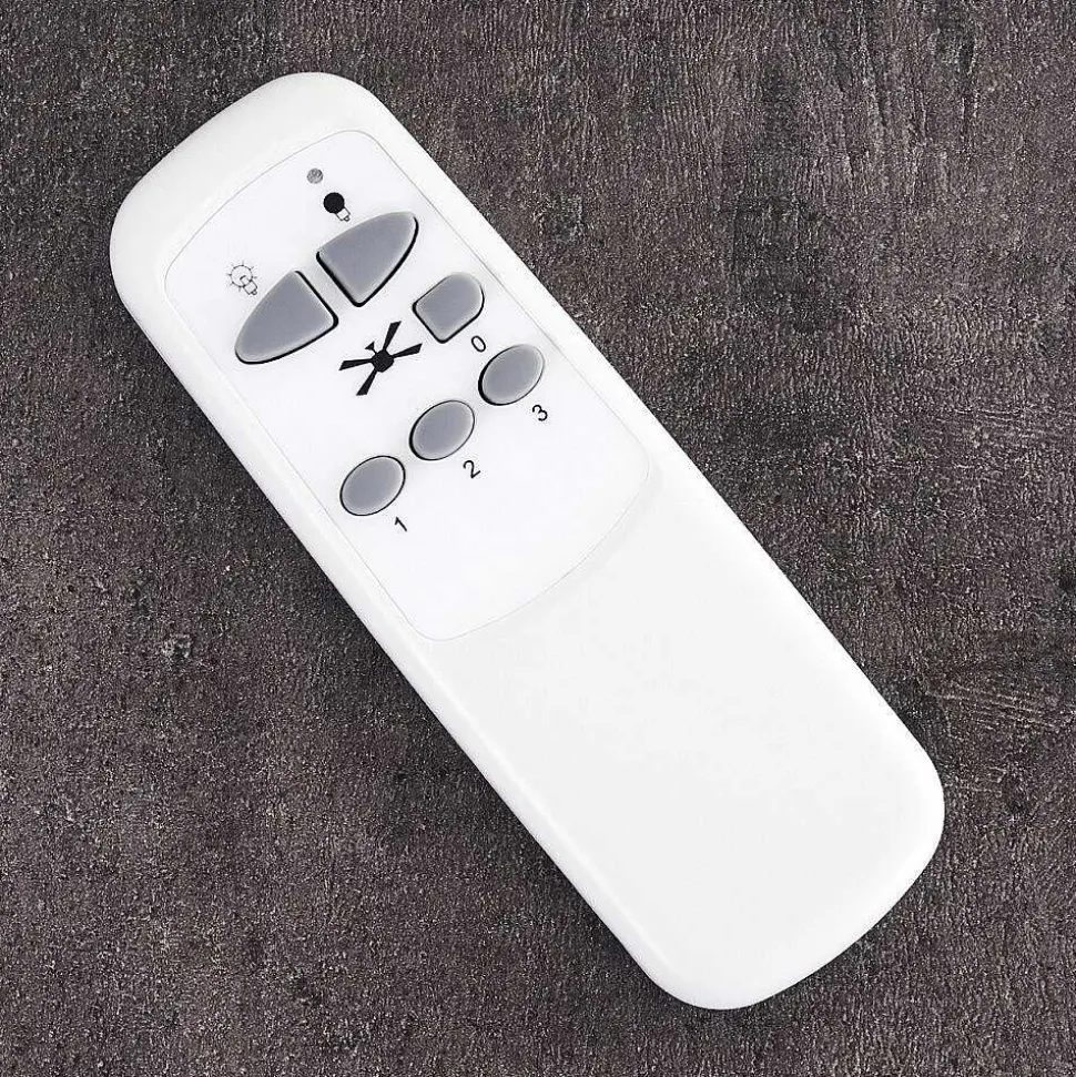 Ventilateur De Plafond Varazze Nickel Mat, Transparent, 1 Lumiere, Telecommandes