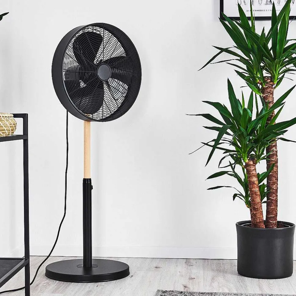 Ventilateur Markham Bois Clair, Noir