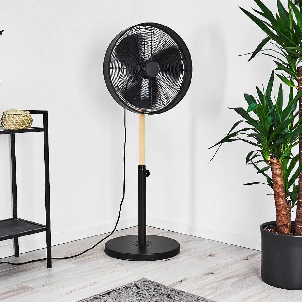 Ventilateur Markham Bois Clair, Noir