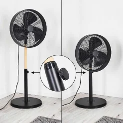 Ventilateur Markham Bois Clair, Noir