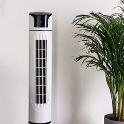 Ventilateur Urbino Tower Noir, Blanc, Telecommandes