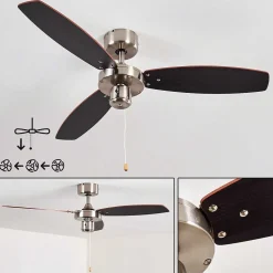 Ventilateurs De Plafond Fossa Nickel Mat