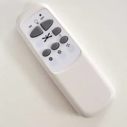 Ventilateurs De Plafond Morino Brun, Nickel Mat, 2 Lumieres, Telecommandes