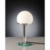Wagenfeld 25 Tecnolumen Lampe A Poser Nickel Mat, Transparent, 1 Lumiere