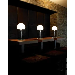 Wagenfeld 24 Tecnolumen Lampe A Poser Nickel Mat, Transparent, 1 Lumiere