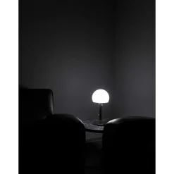 Wagenfeld 24 Tecnolumen Lampe A Poser Nickel Brillant, 1 Lumiere